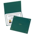 thumbnail image 2 of Oxford, OXF29900605BGD, Linen-finish Certificate Holders, 5 / Pack, Hunter Green, 2 of 3