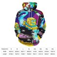 thumbnail image 2 of Geometry Dash Hoodie 3D Print Pullover Hooded Long Sleeve Sweatshirts Tops Blouse with Pocket for Mens Womens, 2 of 7