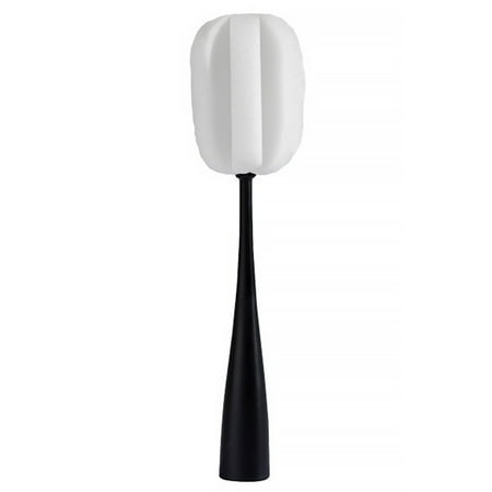 

20pcs Long Handle Cup Brush Vacuum Water Bottle Pot Glassware Washer Sponge Cleaning Tool Black