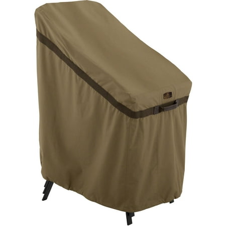 Classic Accessories Hickory Stackable Chair Patio Furniture Storage Cover, Tan
