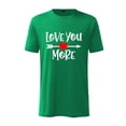 thumbnail image 1 of Hombres Día de San Valentín Manga corta Amor Impresión Cuello redondo Jersey Camiseta Blusa Pompotops  oipoqjl5077, 1 of 2