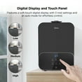 thumbnail image 4 of Midea Smart Digital Touch Panel 1.6 Gallon Warm and Cool Mist Ultrasonic Humidifier, MSU16U6SBB, 4 of 11