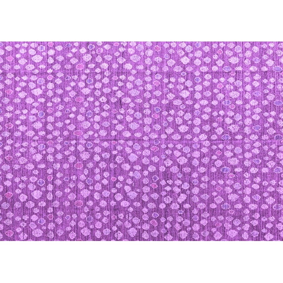 Ahgly Company Indoor Rectangle Abstract Purple Modern Area Rugs, 8' x 10'