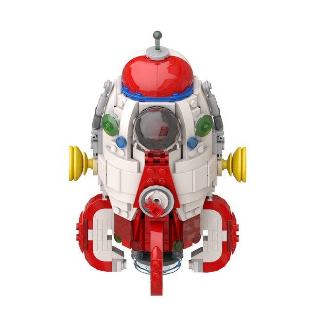 S.S. Dolphin Ideal Spaceship Model 503 Pieces From Puzzle Video Game Pikmin Spacecraft Toy Birthday Christmas Halloween Role-playing Gifts