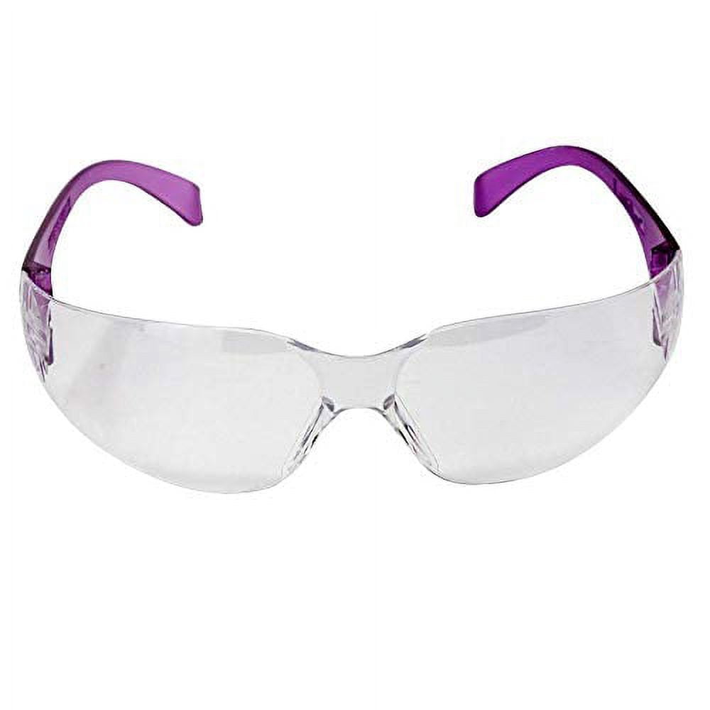 Safe Handler Hyline Safety Clear Lens Color Temple Glasses, Anti-Scratch (12 Pack)