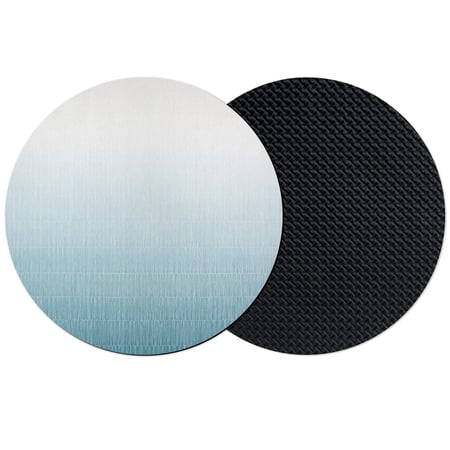 Blue Ombre Coasters Set of 2 Absorbent Coasters for Drinks Aesthetics Contemporary Luxury Abstract Art Coaster for Desk Coffee Table Protection Home Decor House Warming Gifts 4
