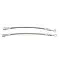 thumbnail image 1 of Rear Brake Lines, Left Right Side Stable Performance 2pcs/set Braided Extended Brake Line  For Car, 1 of 8