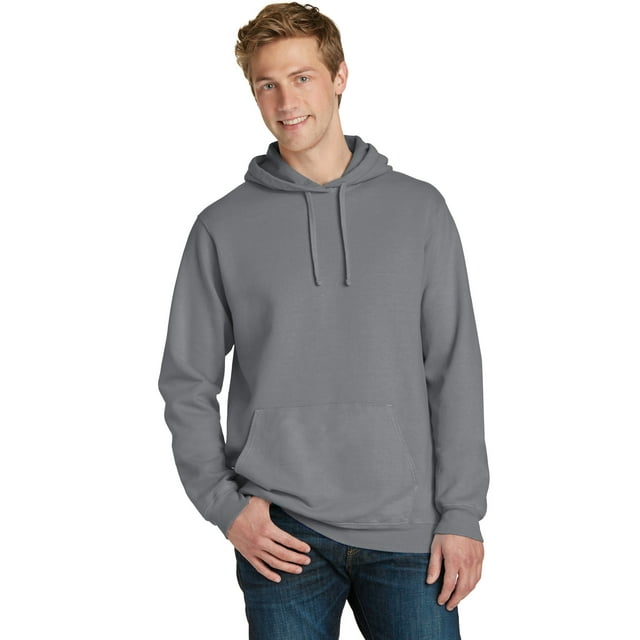 Sudadera con capucha te?ida en prenda Beach Wash? de Port & Company?. PC098H Puerto & Compa??a PC098H