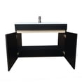 thumbnail image 3 of Gabinete DECOMOBIL PARA Baño Flotante Negro Mate/Encino Polar, 3 of 5