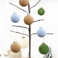 thumbnail image 2 of Fwttom Furry Christmas Balls Set of 8 - Deluxe Shatterproof Christmas Ball Ornaments, Xmas Tree Hanging Ornaments with Hanging Loop, Holiday Wedding Christmas Decor Party Supplies, 3", Blue, 2 of 4