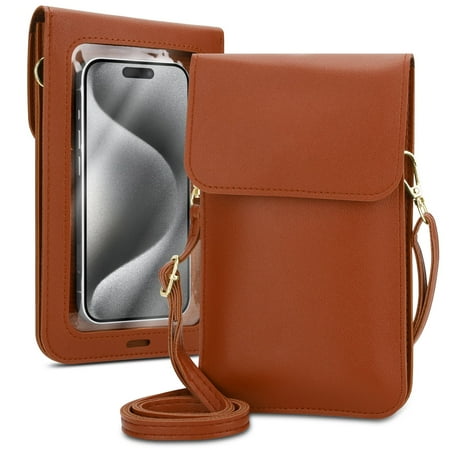 Cadorabo Shoulder Bag Case for Honor 5X / Play 5X / Huawei GR5 2016 Cover in BROWN Handbag