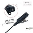 thumbnail image 2 of Auriculares con micrófono PTT de 2 pines para Motorola Walkie Talkie, 2 of 9