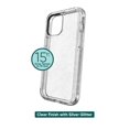 thumbnail image 4 of onn. Rugged Phone Case for iPhone 13 Pro Max / 12 Pro Max – Silver Glitter/Clear, 4 of 6