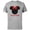 Athletic Heather, variant on Disney Minnie Mouse Red Bow Icon Tochter Family German- Short Sleeve Cotton T-Shirt for Adults - Customized-Black