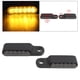 thumbnail image 4 of 2 indicadores LED para motocicleta, 6 LED, luz ámbar para Cruiser, Bobber, ATV negro, 4 of 7