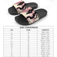 thumbnail image 2 of GZHJMY Stylish Slides for Women Men, A Japanese Man Stands Near Cherry Blossoms Soft Flexible Slip-on Sandals Slippers, 2 of 7