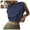 Blue, variant on Kureaily Crop Top Athletic Shirts For Women Cute Sleeveless Yoga Tops Running Gym Workout Shirts Yoga Running Sports Shirt Top Basic Camisole Shirts