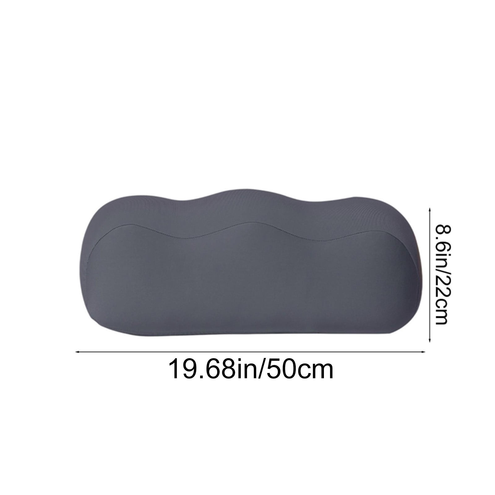 USSUMA Gifts Hill Cushion Pillow Leg Applicable Curved Leg Cushion Pillow Pregnant Woman Cushion Sleeping Pillow Back and Leg Discomfort Relief Fatigue Pillow Dark Gray