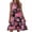 Black, variant on FcBaudy Sleeveless Round-Neck Dress,Summer Dresses for Women,Womens Dresses Summer Round Neck Sleeveless Short Front Short Back Long Hem Print Casual Loose Dress Women Dress
