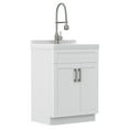 thumbnail image 4 of Simpli Home Hennessy Deluxe All-In-One 24-inch Laundry Cabinet with Faucet and ABS Sink, 4 of 16