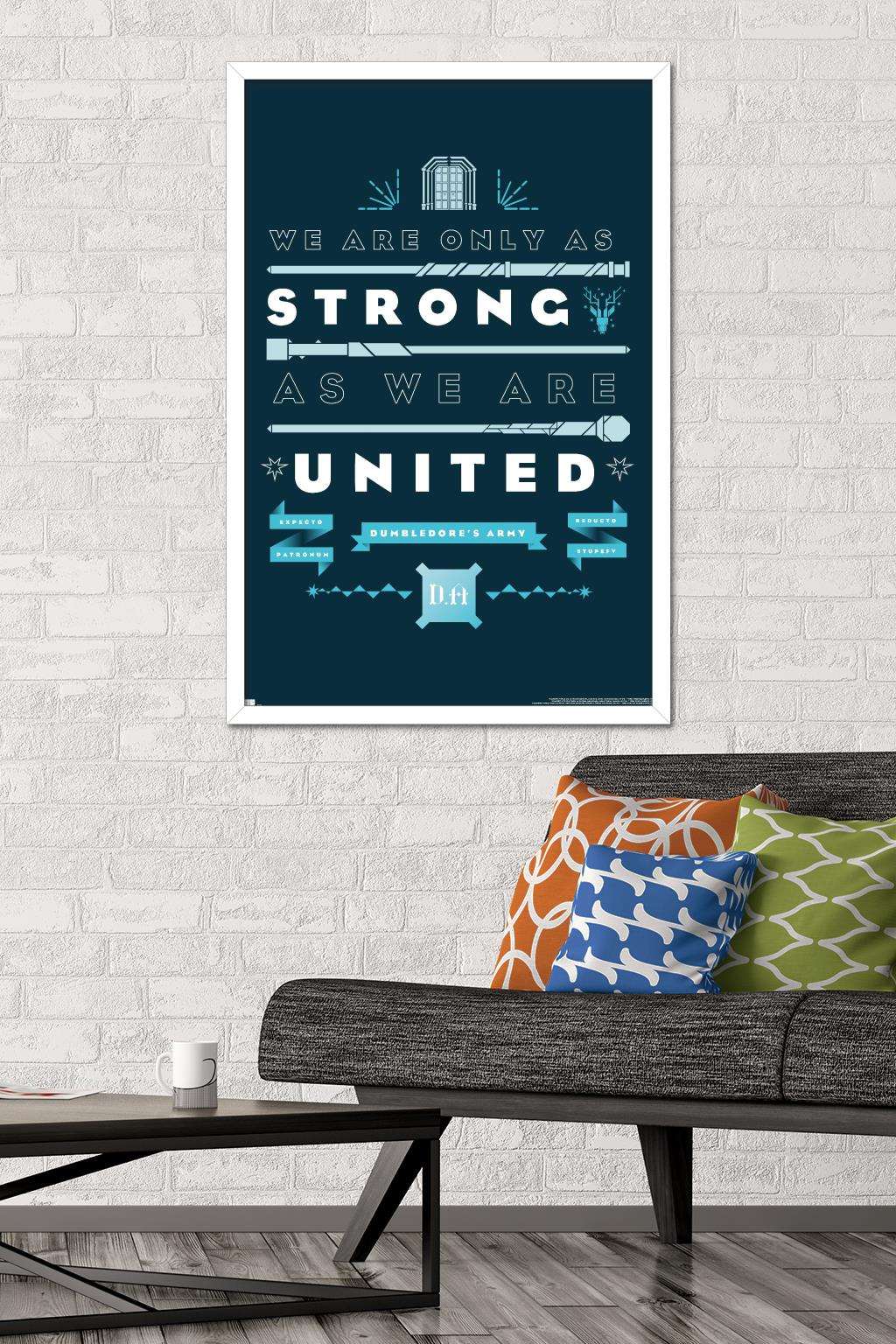 Harry Potter - United Wall Poster, 22.375" x 34", Framed