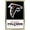 Gold Framed Version, variant on NFL Atlanta Falcons - Logo 21 Wall Poster, 22.375" x 34", Framed