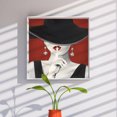 thumbnail image 3 of Kits de pintura de diamantes para manualidades, taladro cuadrado completo, mujer con sombrero, manualidades, decoración del hogar Tmvgtek Arte deco, 3 of 9