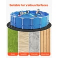 thumbnail image 6 of VEVOR 12ft Round Pool Liner Pad, Pool Liner Pad for Above Ground Swimming Pools, Extra-Thick Pool Mat, Prevents Punctures, Recycled Geotextile Material Underlayment Pad, Extend Liner Life, 6 of 9