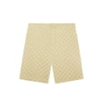 thumbnail image 4 of Short Sets for Men Long Sleeve Crewneck Shirt and Wide Straight Leg Shorts 2 Piece Matching Set Mens Summer Outfits, 4 of 9