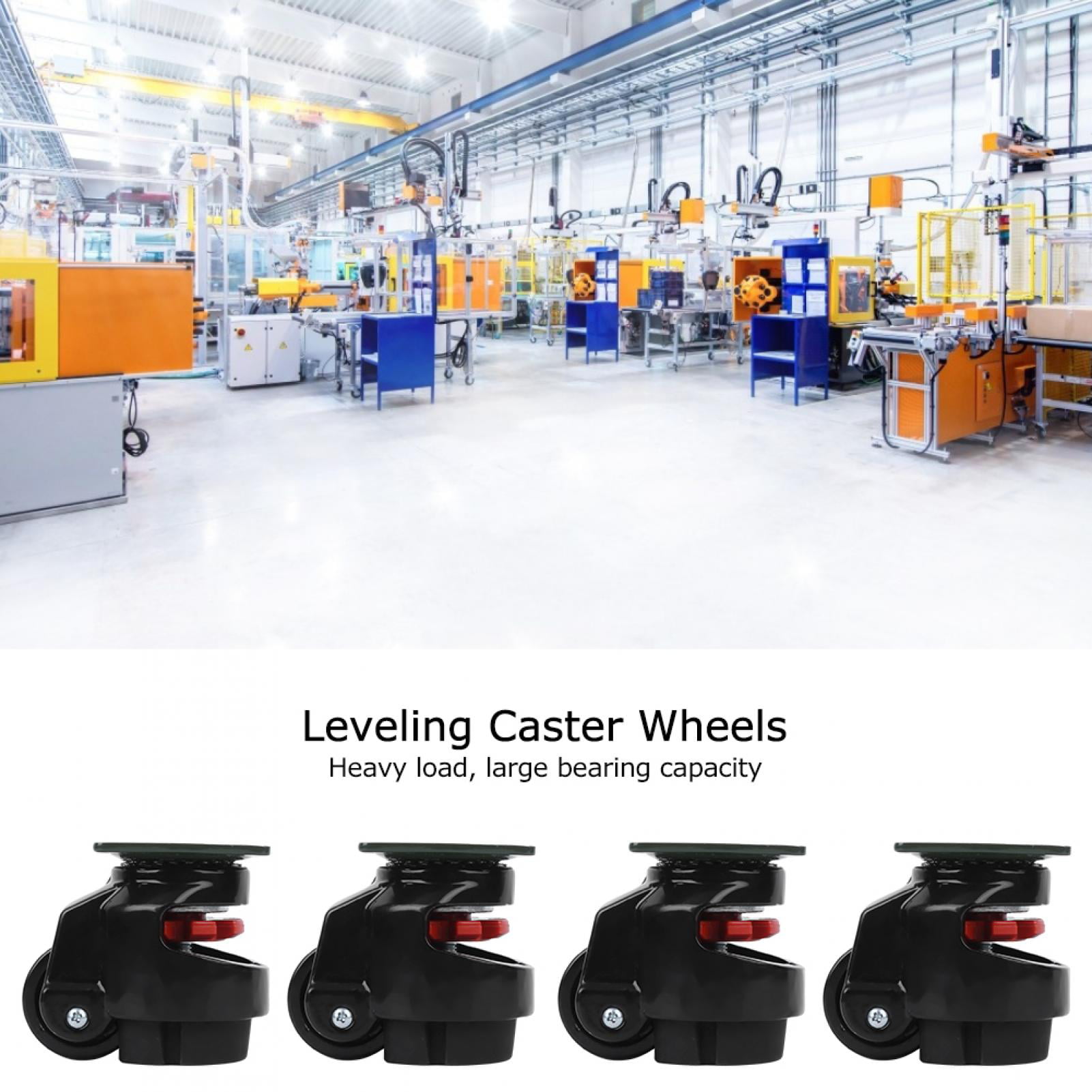 Details about   Leveling Caster Convenient To Use Leveling Caster Wheels For Large Machine 