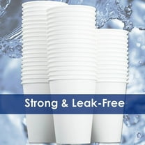 Disposable Paper Cups 6 oz - 100 Count, Heavy Duty Hot/Cold Drink Cups for Coffee, Tea, Parties, Picnics, BBQs, Office & Events (6 oz)