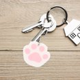 thumbnail image 3 of Dayesque 10pcs Paw Print Key Covers Keychain Holders Bag Charms for Women Kids Cat Assorted Colors, 3 of 8