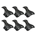 thumbnail image 4 of 10 piezas protector de púas para guitarra acústica Sincero diseño de flores y césped adhesivo plateado, 4 of 10