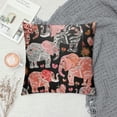 thumbnail image 2 of PHYHOO Elephant Throw Pillow Colorful Pillow Covers  Animal Double-sided Print with Flower Throw Pillow Sofa Cushion Decorative Pillowcase for Couch Bed Chair Office, 2 of 5