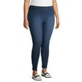 thumbnail image 4 of JMS Just My Size by Hanes Women's Plus Size Pull On Stretch Denim Jeggings, 4 of 8
