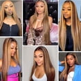 thumbnail image 2 of Hair Bundles Freiuoke Ombre Highlight P4/27 Straight 8A 14-18 pulgadas, 2 of 8