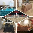 thumbnail image 4 of Efavormart 90X132" Black Premium Big Payette Sparkly SEQUIN Rectangle Tablecloth For Wedding Banquet Party Kitchen Dining Catering, 4 of 10