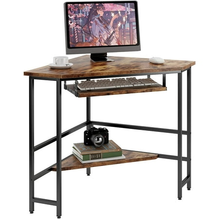 Corner Computer Desk, Dressing Table, Triangle Computer Desk, Modern