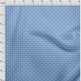 thumbnail image 4 of oneOone Cotton Flex Light Blue Fabric Geometric Tile Sewing Craft Projects Fabric Prints By Yard 40 Inch Wide, 4 of 4