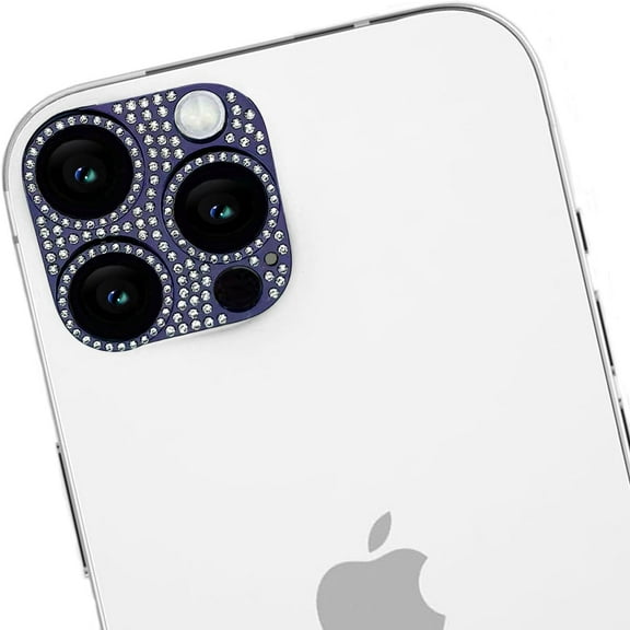 Camera Lens Protector for iPhone 15 Pro/iPhone 15 Pro Max Capture Flawless Shots [Bling Glitter Full Coverage] HD Tempered Glass [Scratch Resistant] Easy to Install Ultra Thin