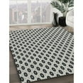 thumbnail image 2 of Ahgly Company Indoor Round Patterned Light Black Novelty Area Rugs, 4' Round, 2 of 6