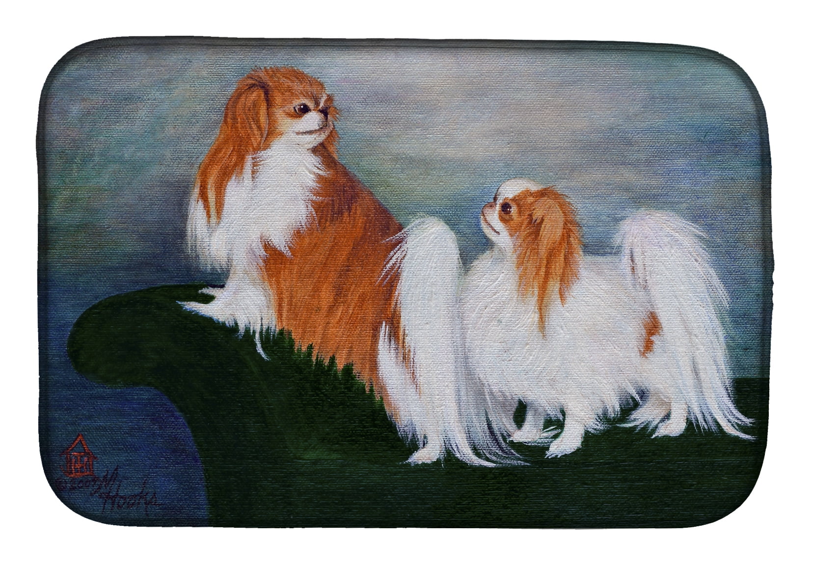 Carolines Treasures Japanese Chin Merry Christmas Floor Mat 19 X 27 Multicolor Doormats