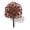 Dark red, variant on 1 Pack Fall Topiary Balls, Artificial Fall Flowers for Outdoors with Ground Stakes, 22 inch UV Resistant Faux Autumn Plants for Porch Planters, Garden Yard Decor