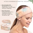 thumbnail image 4 of Kitsch Spa Headband - Microfiber Makeup Headband for Women, Fashion Headband (Sunset Tie Dye), 4 of 8