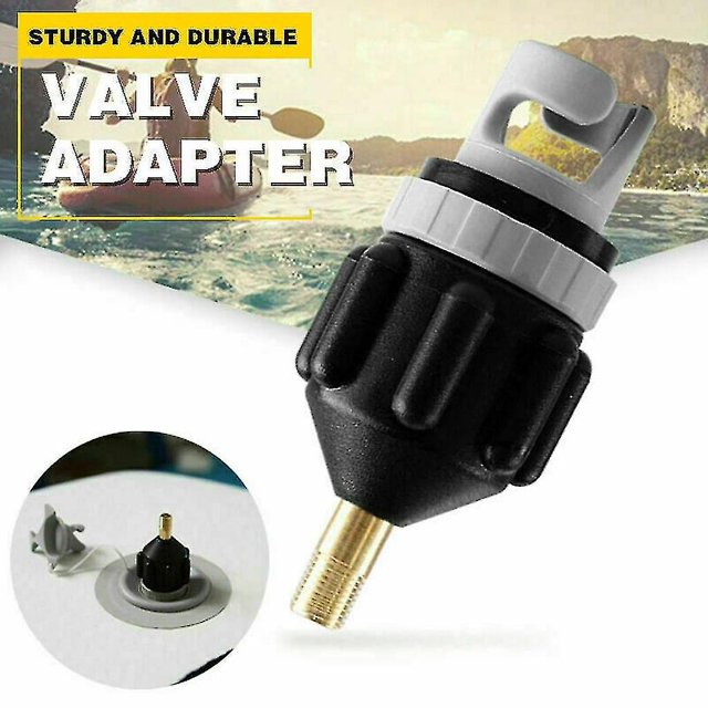 Adaptador de válvula Sup, adaptador de válvula de bomba de kayak de canoa, tabla de remo de pie, accesorios inflables, accesorios de adaptador de compresor de aire kaili Sencillez