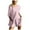 Pink, variant on Women Summer Oversized Tee Romper Backless Loose Polyester Beach Casual