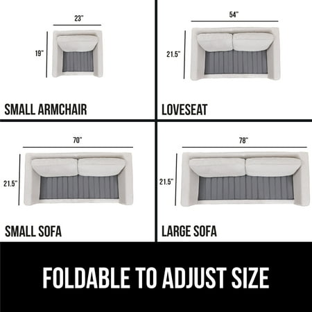 Gorilla Grip Heavy Duty Couch Cushion Support Board to Fix Sagging Sofas, 21.5x70 Sofa