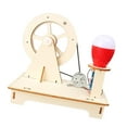 thumbnail image 1 of de Ciencia de Madera Educativo Juguete de Construcción Experimento Proyecto Montaje Modelo de Bricolaje Generador de Mano para Principiantes CUTICAT Rompecabezas de ciencia, 1 of 8