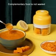 thumbnail image 2 of 100Ml Capacity Electric Garlic Chopper Food Portable Garlic Masher Mincer Press, Wireless Food Processo, 2 of 7