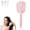 Pink, variant on Portable Dual-Use Hair Trimming Comb, 2-in-1 Bangs & Split End Trimmer for Home Hair Care and Thick Hair Styling